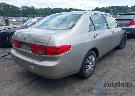 2005 Honda Accord 2.4 Dx z USA, uszkodzony, nr VIN 1HGCM56125A128967